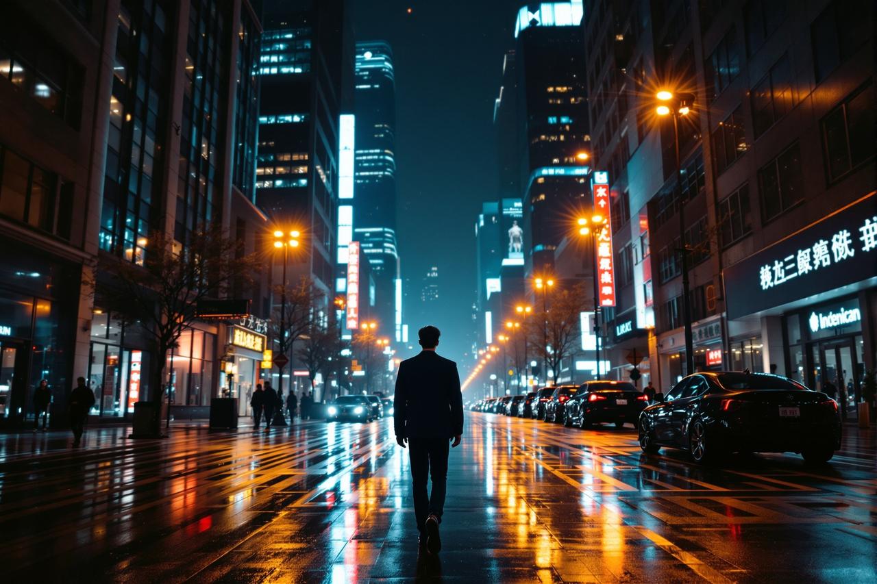 日韩视频一区-都市夜行-现代都市海报
